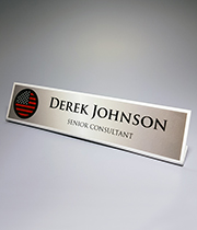 10" x 2 1/4" x 1/8" DESKTOP DISPLAYS ACRYLIC AWARD