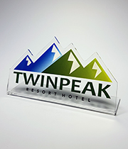 5 3/4" x  3 1/4" x 1 /8" DESKTOP DISPLAYS ACRYLIC AWARD